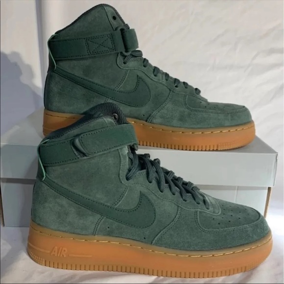 Nike Shoes - Nike Air Force 1 SE RARE Shoes in Green Suede Sizes Womans 7.5 and 10